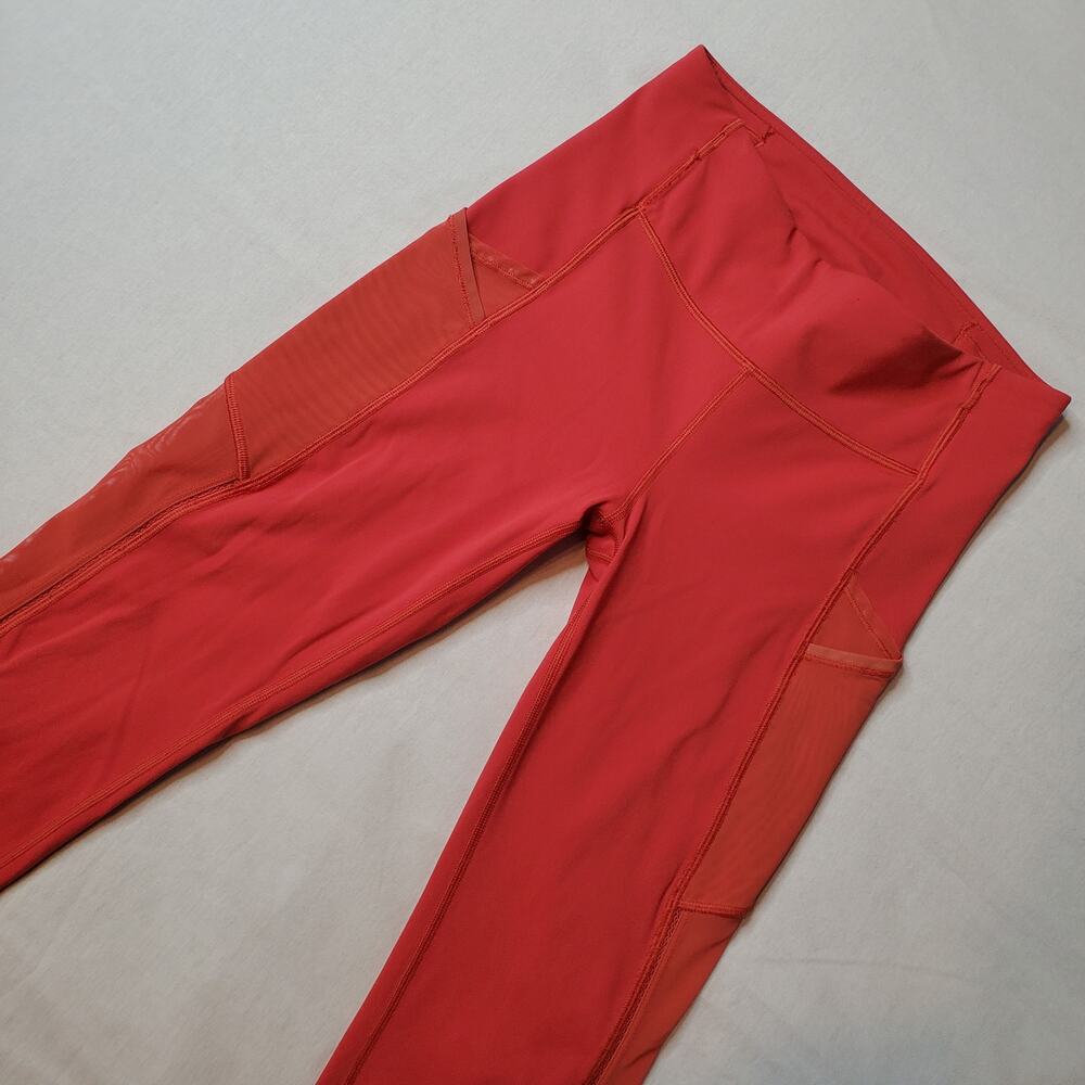 Lululemon Women's Size 4 Speed Up Crop High Mesh 21" Aries